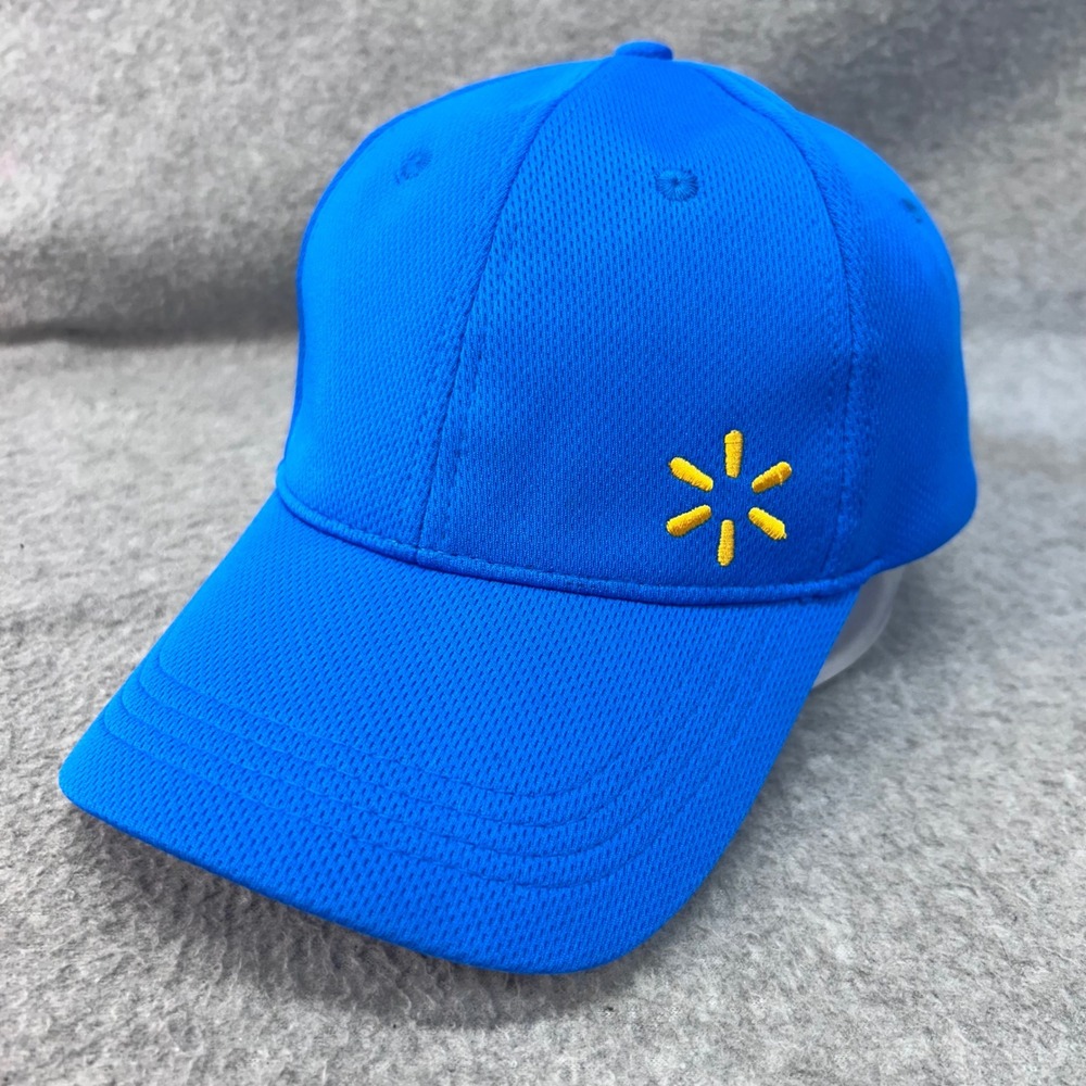 Walmart Spark Logo Unisex Blue HPI Baseball Cap Adjustable Mesh Hat OSFM